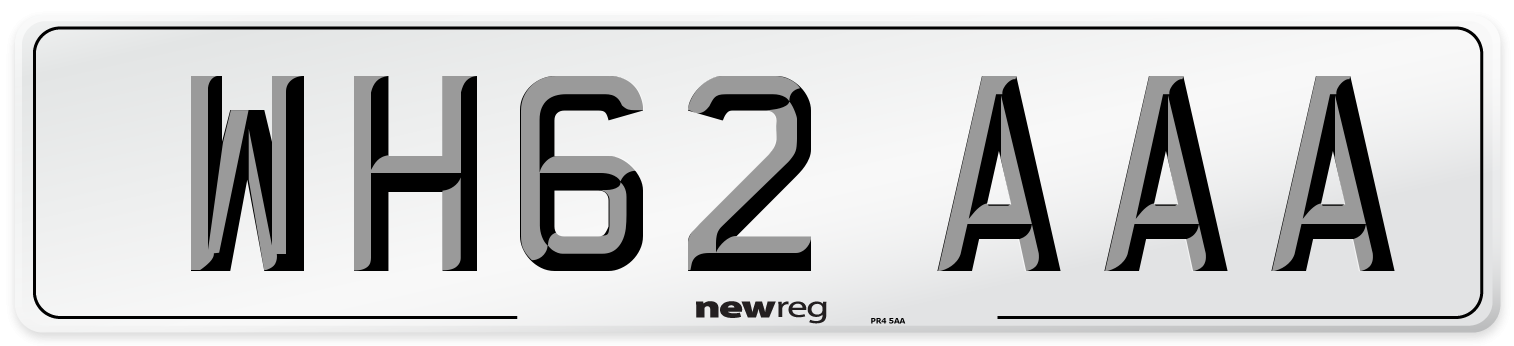 WH62 AAA Number Plate from New Reg
